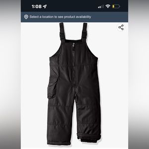 LONDON FOG Girls Classic Snow Bib Ski Snowsuit